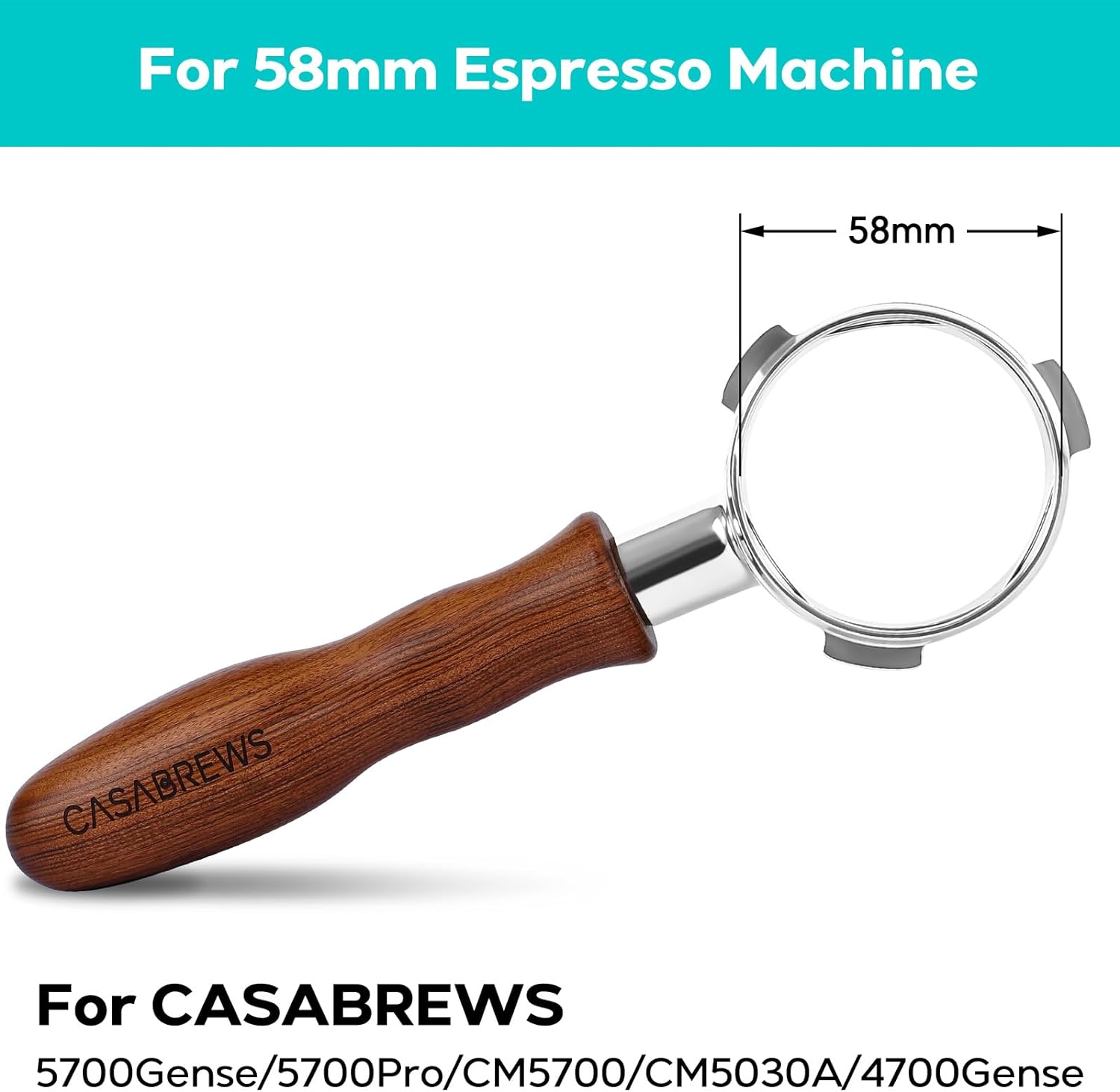 【20% OFF BUNDLES】CASABREWS 5700PRO™ Espresso Machine & 58mm Bottomless Portafilter