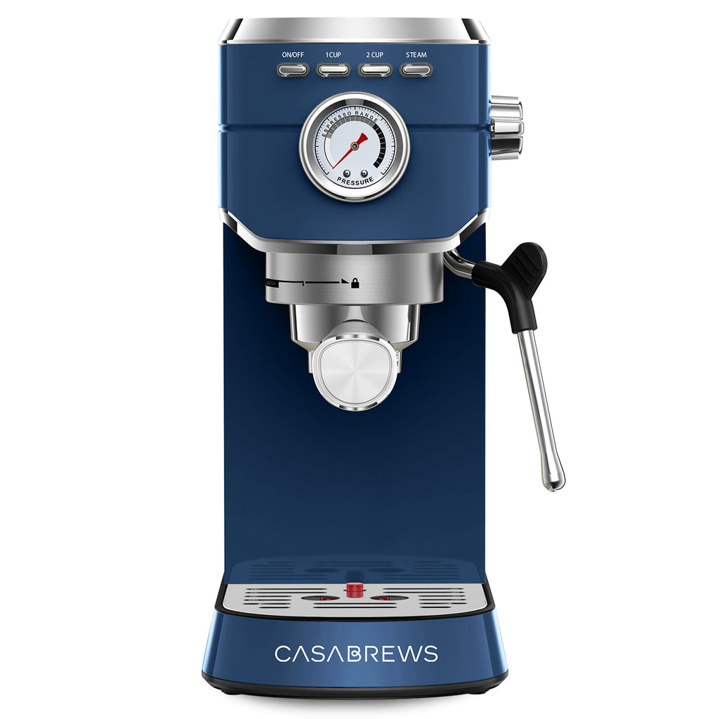 CASABREWS CM5418™ Kompakte 20-Bar-Espressomaschine mit Edelstahl-Milchaufschäumer und Dampfstab