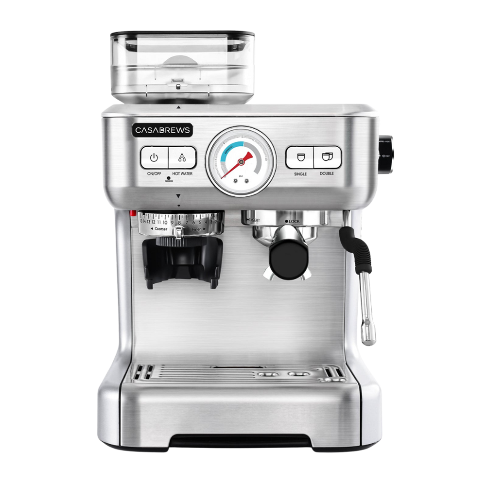 CASABREWS CM5700™ 20-Bar-All-in-One-Espressomaschine mit Mühle und Milchaufschäumer