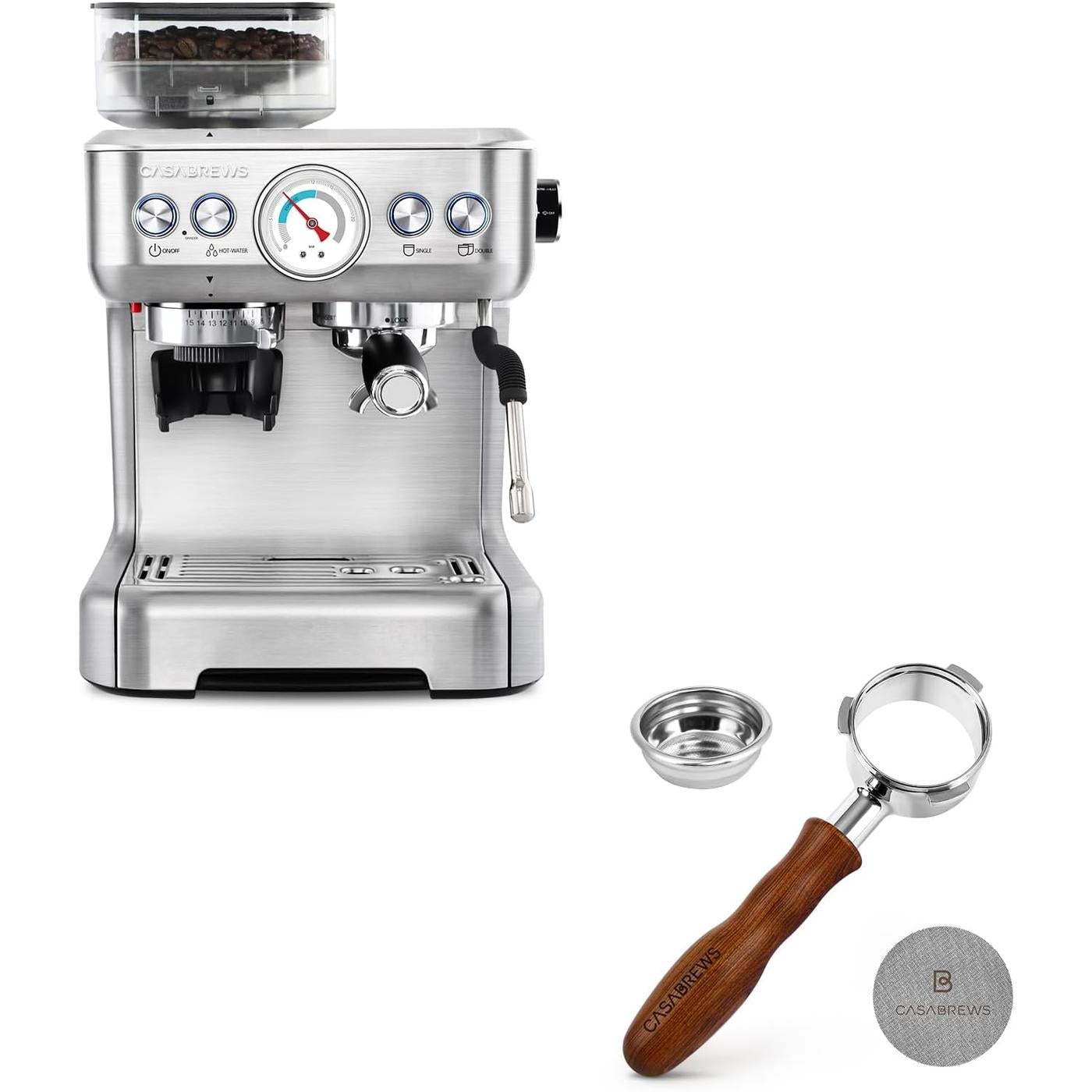 【13% OFF BUNDLES】5700GENSE™ & 58mm Bottomless Portafilter